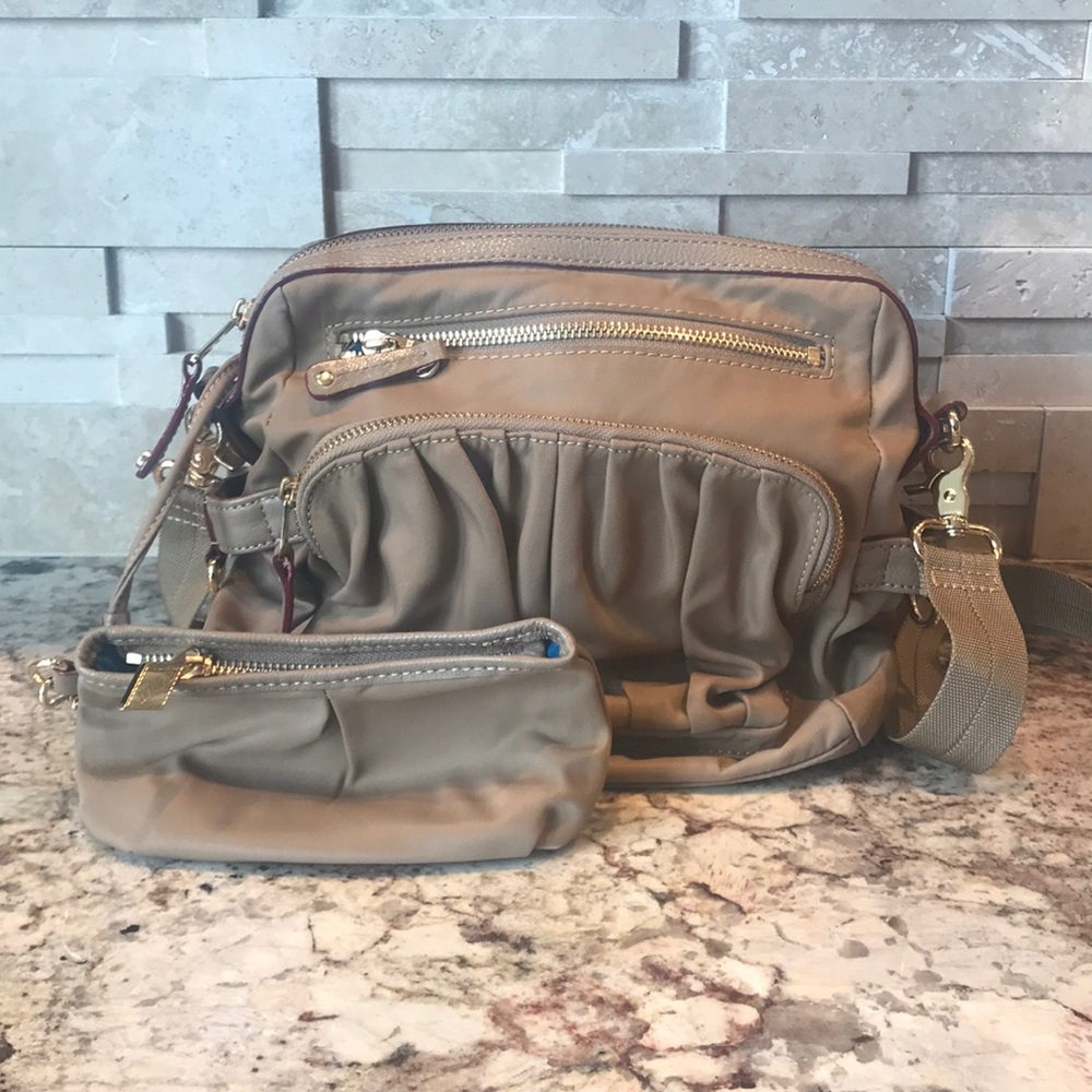 Beige MZ Wallace Cross Body